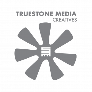 TrueStone Media Logo - Gray